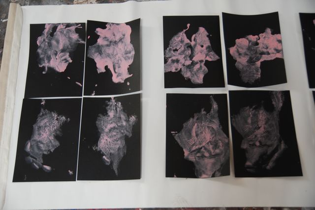 Kurt Strobeck – Ausstellung „Anthropomorphe Drucke“, Galerie M6, Hamburg, 2014, Bild 2