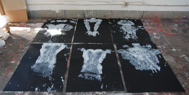 Kurt Strobeck – Ausstellung „Anthropomorphe Drucke“, Galerie M6, Hamburg, 2014, Bild 5