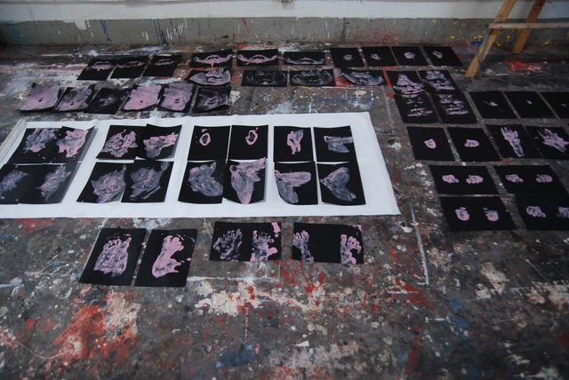 Kurt Strobeck – Ausstellung „Anthropomorphe Drucke“, Galerie M6, Hamburg, 2014, Bild 6