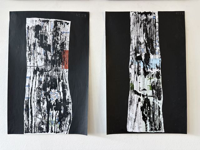 Kurt Strobeck – Ausstellung „Paperwork“, Galerie Renate Kammer, Hamburg (Gruppenausstellung), 2025, Bild 1